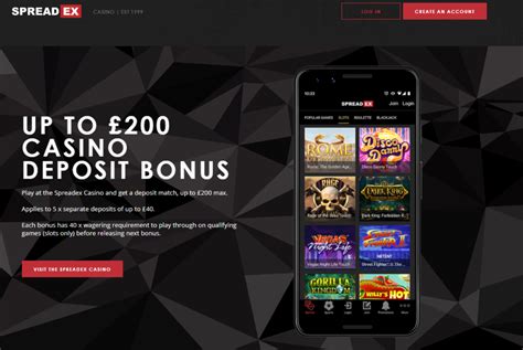 Spreadex casino bonus